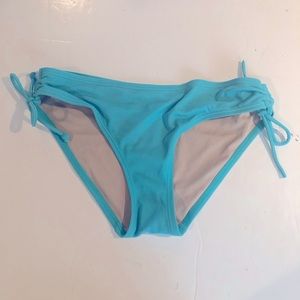 VICTORIA’S SECRET Aqua Side Tie BIKINI BOTTOM S